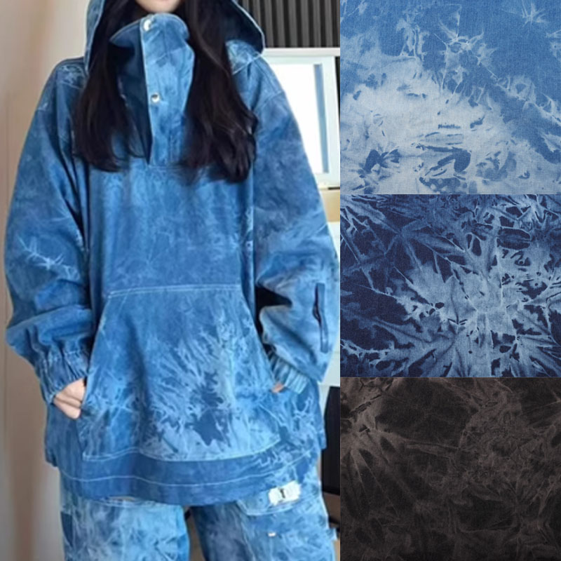 Sewing Tie Dye - 100% katoen tie-dye jurken denim stof