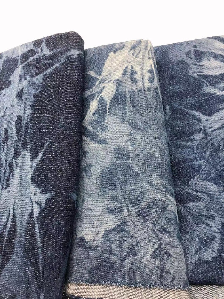 Sewing Tie Dye - Tie-dye denimstof per meter voor handwerk