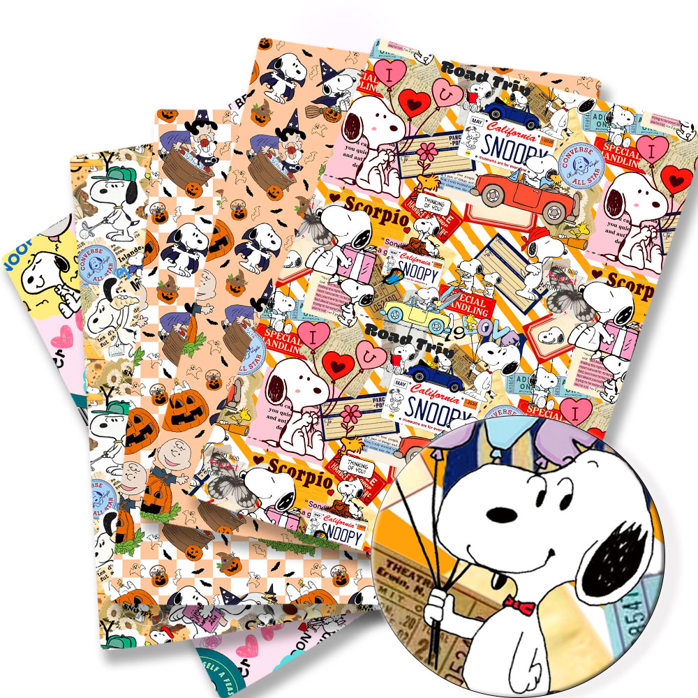 Textile For Sewing - TAKARA TOMY Snoopy stof 140x50CM Cartoon