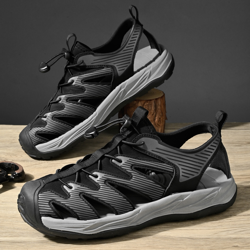 Sewing Technology - Snel drogende Baotou-sandalen voor heren, 2026