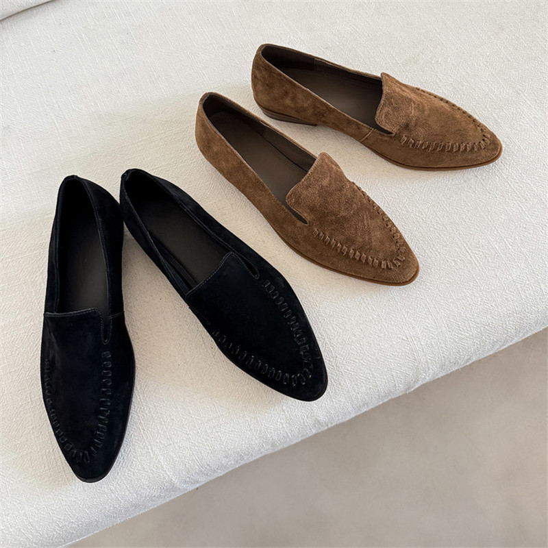 Sewing New - Nieuwe Lente/Herfst Vrouwen Loafers Schapen Suède