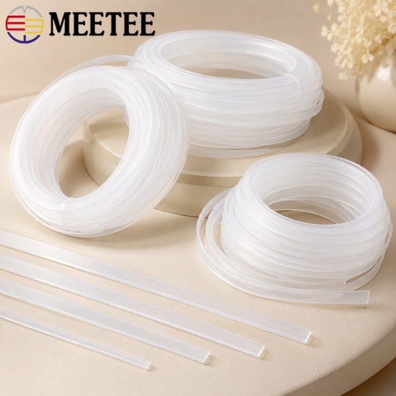 Textile Sewing Support - 20M 4-12mm Transparante Kunststof Corset Beugelband