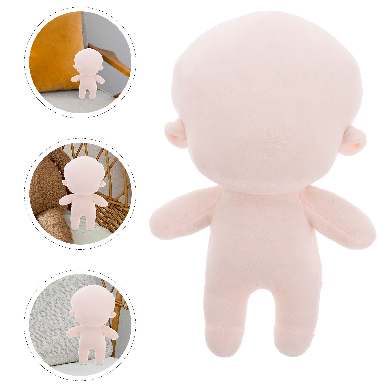 Textile For Sewing - Katoenen zachte knuffelfiguur met flexibele benen,