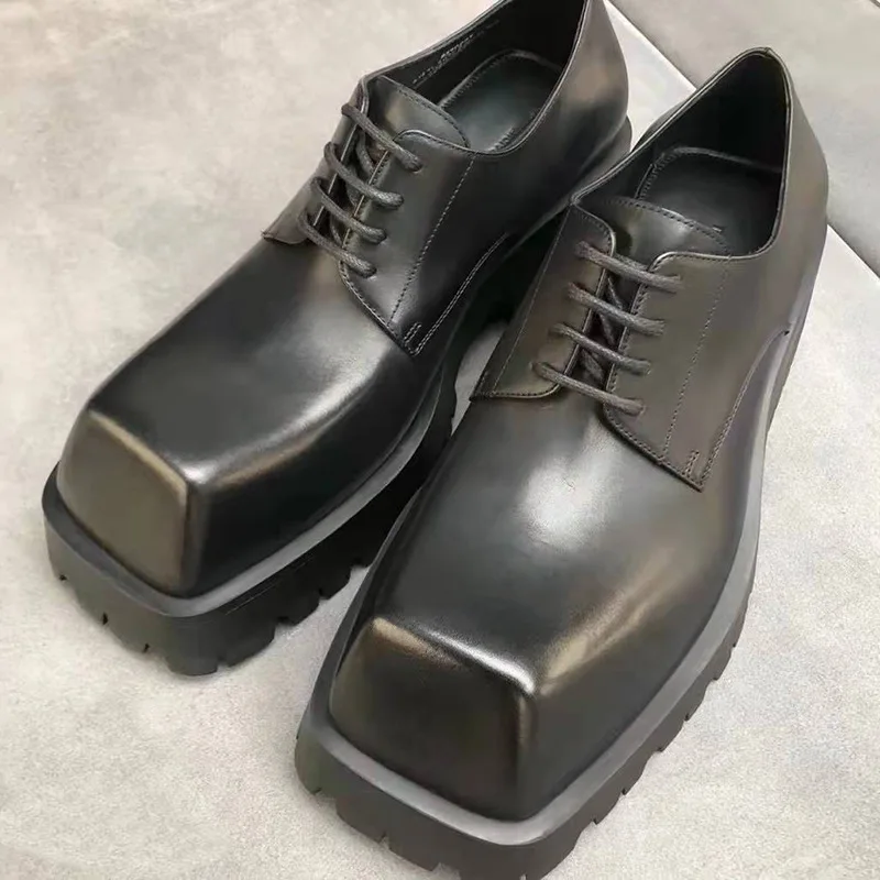Sewing Latex - Herenloafers Leren motorlaarzen Krokodilpatroon Casual Oxford-schoenen