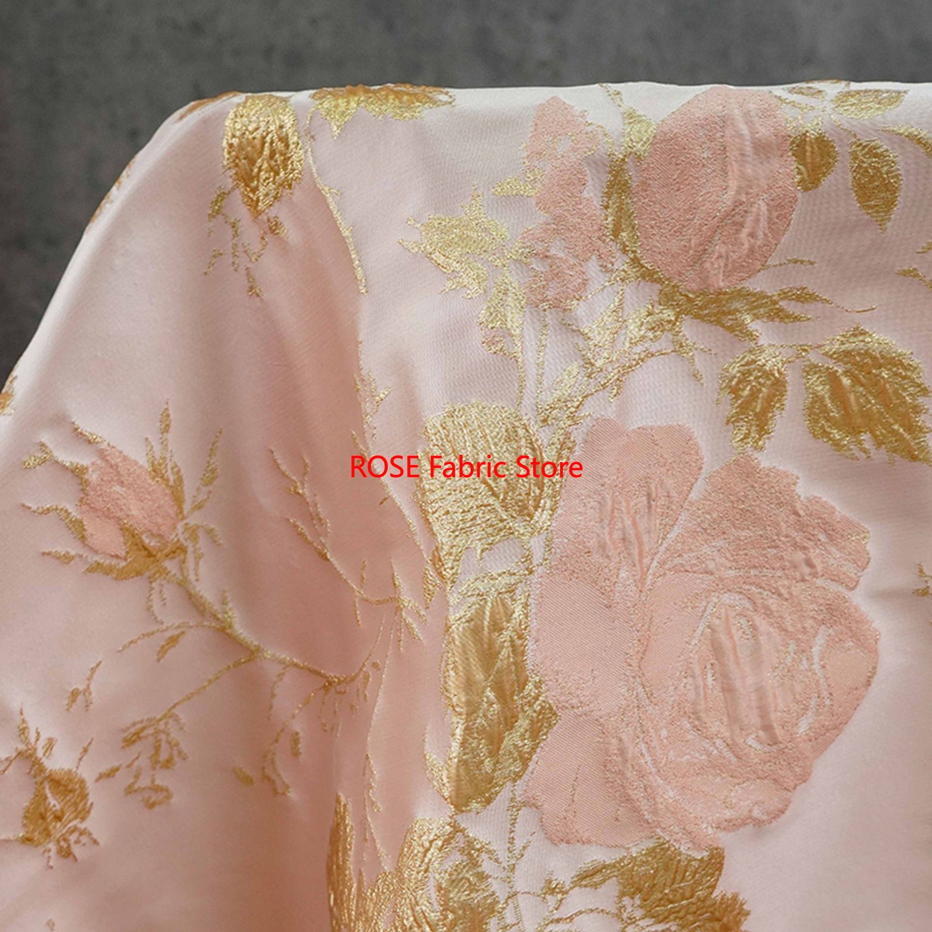 Sewing Jackets - 1 meter 3D reliëf gouden zijde