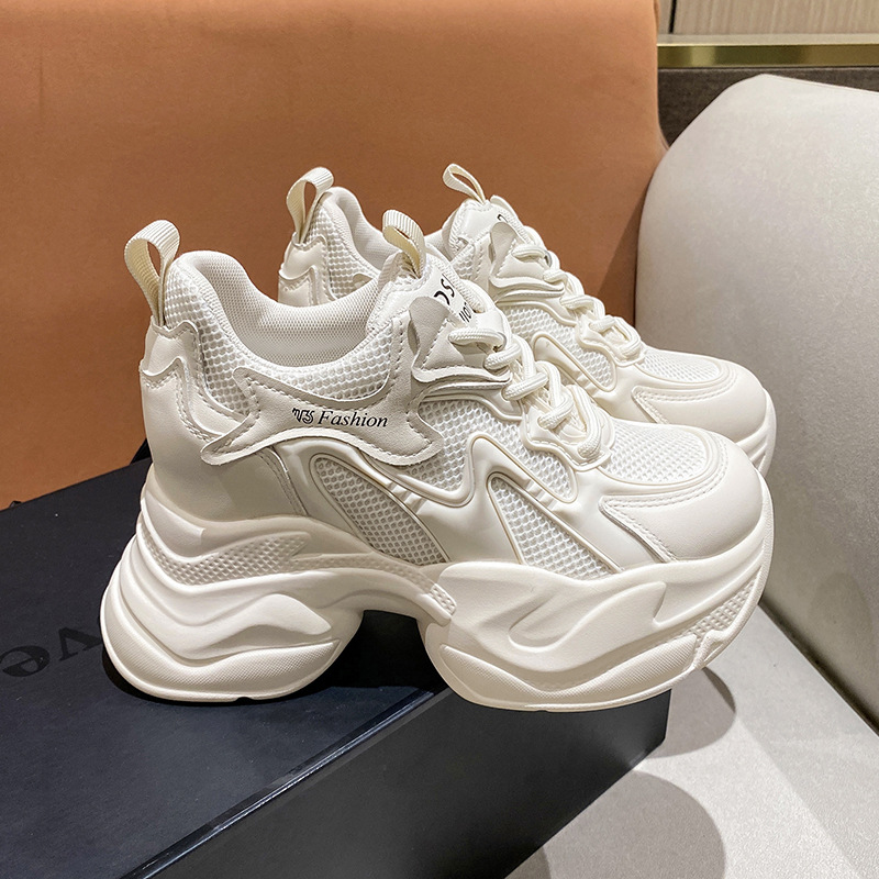 Sewing New - Verhoogde sneakers voor dames Lente en