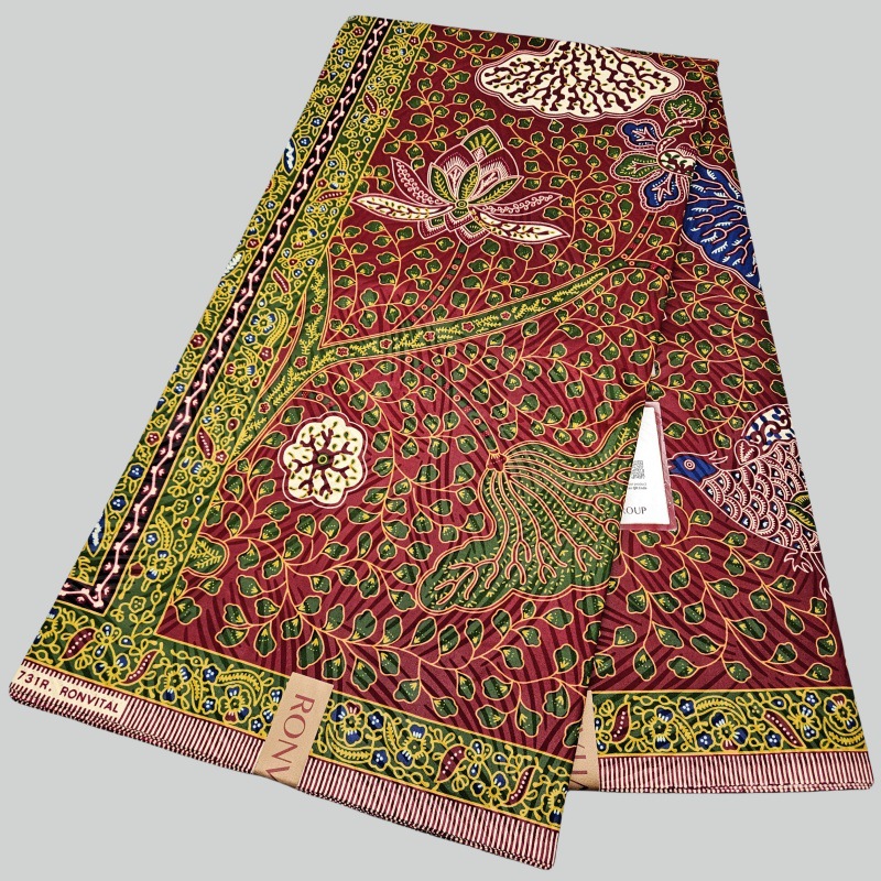 Sewing Batik Fabric - 46 Inch * 6 Yards Groene