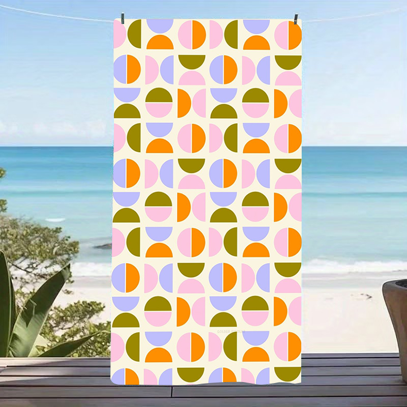 Century Textile & Sewing Supply Hours - Retro Mid Century Modern Geometrische Microfiber