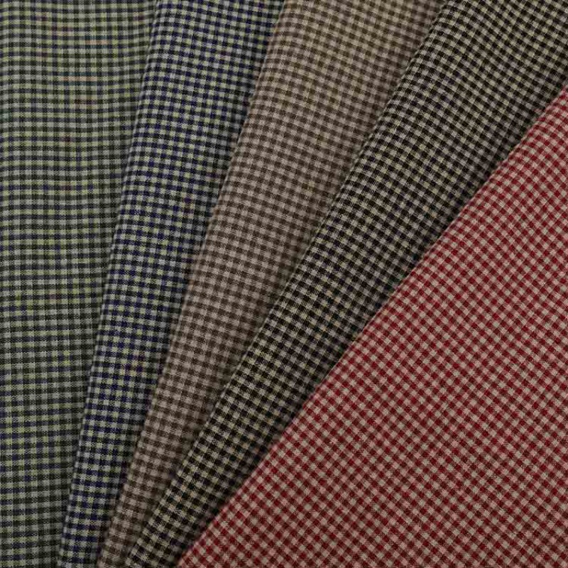 Vintage Sewing Textile - L100cm X B145cm Vintage geruite geblokte