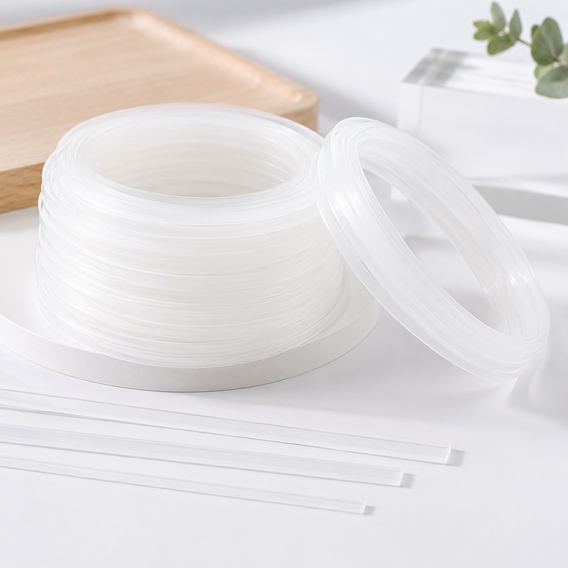 Textile Sewing Support - 20 meter 4-12mm transparante PP plastic