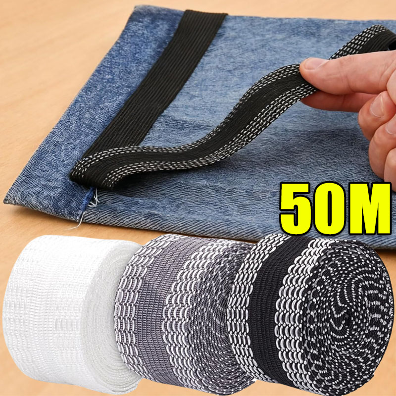 Interfacing Iron On - 50M Zelfklevende Broek Zoom Plakken Tape