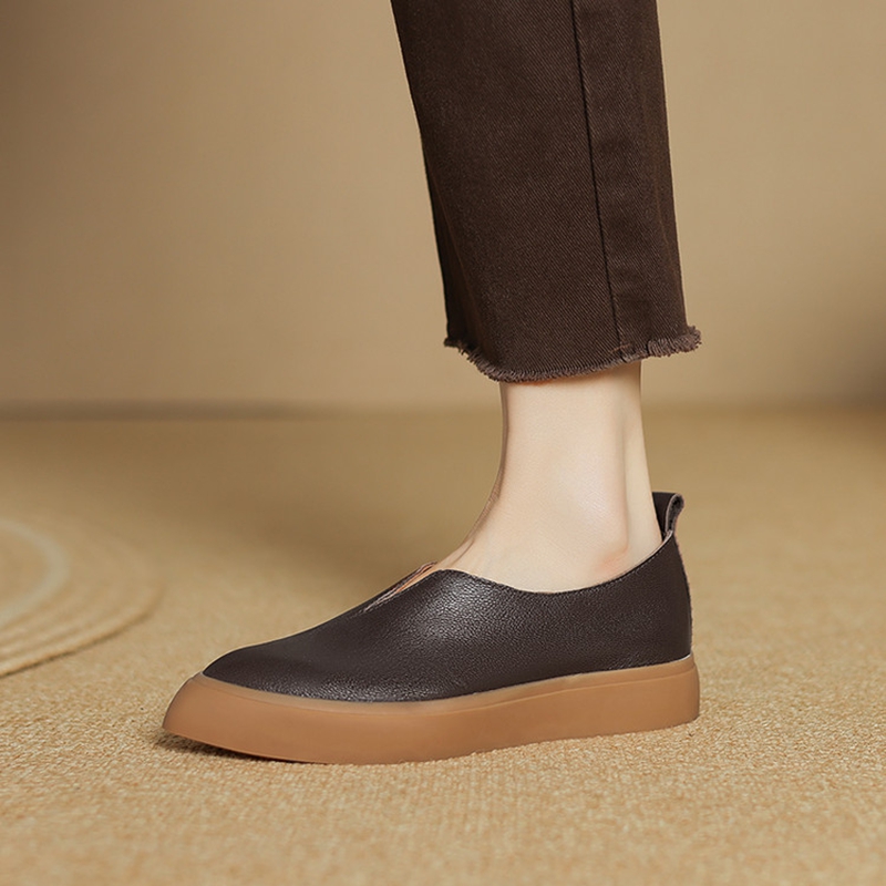 Sewing New - NIEUWE Lente/Herfst Vrouwen Loafers Puntschoen Dikke