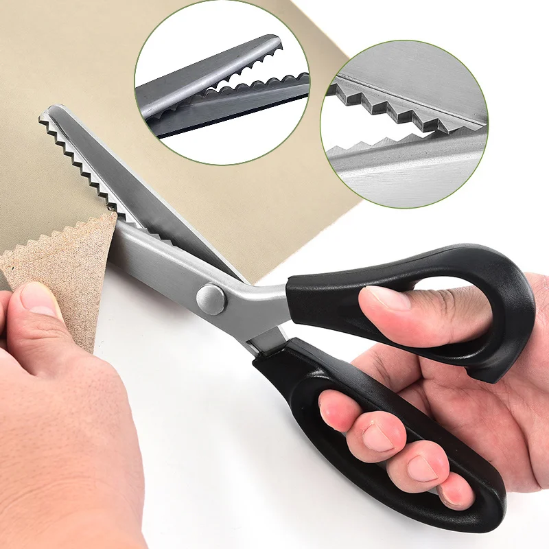 Pinking Shear Blade - 1Pc Pinking Shears Rvs Kleerschaar Gekartelde