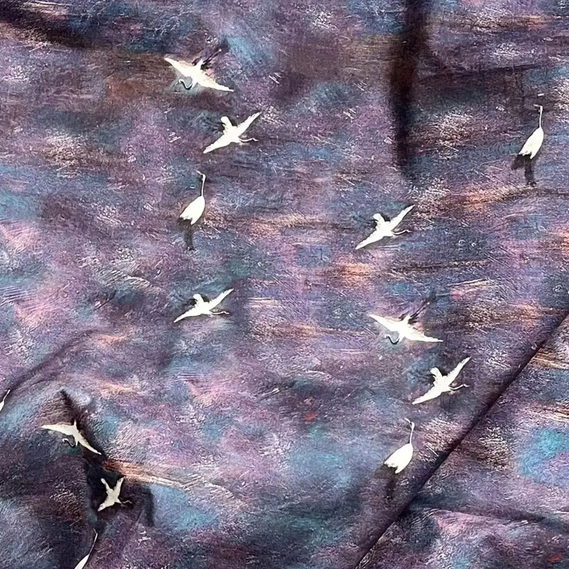 Sewing Tie Dye - Violet asuka olieverfschilderij tie-dye 100% katoenen