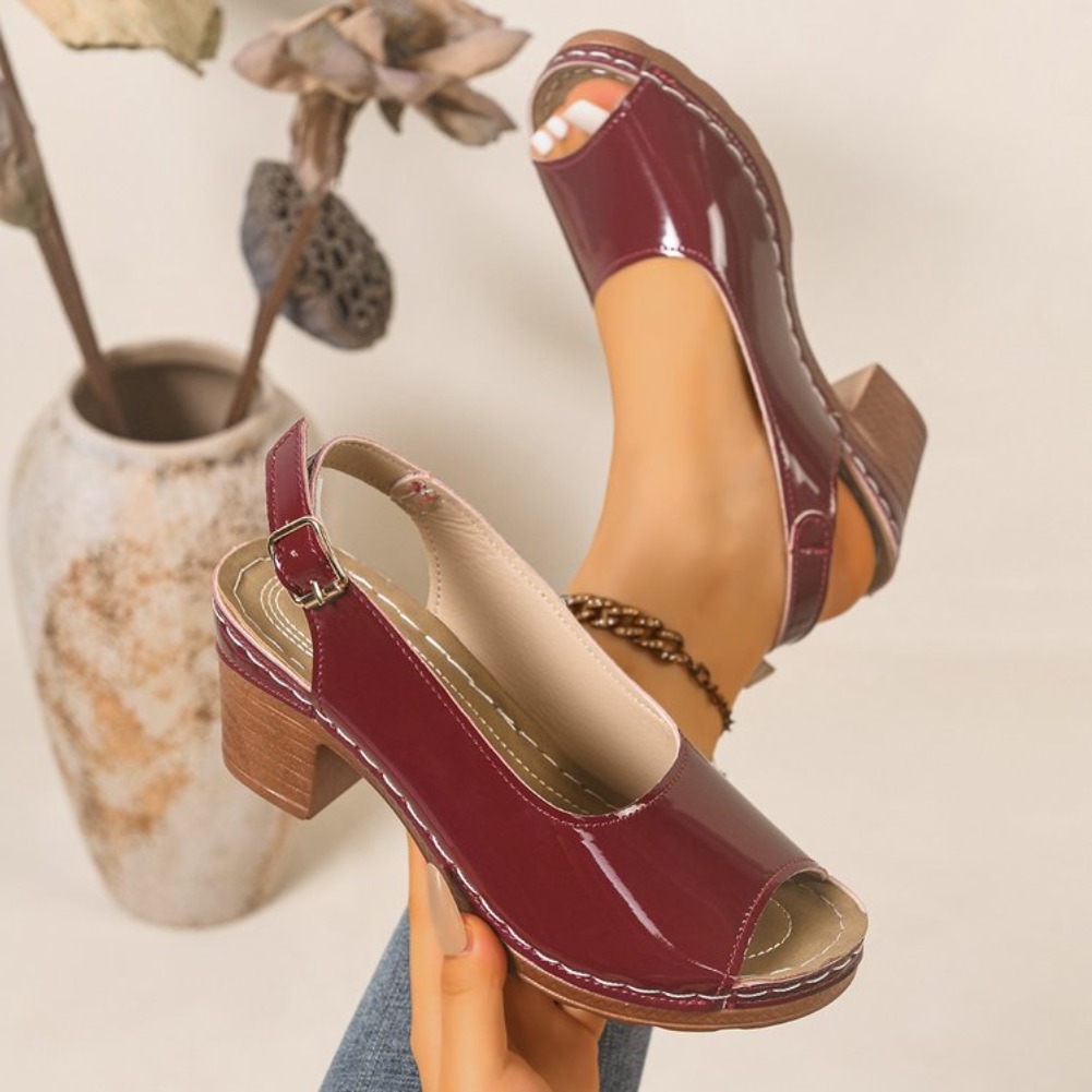 Sewing New - 2026 Nieuwe Dames Hakken Sandalen Elegante