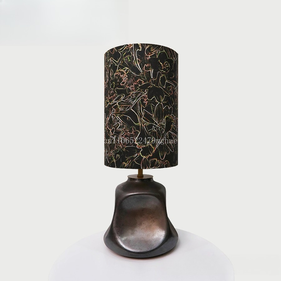 Century Textile & Sewing Supply Hours - Vergulde Liberty stoffen tafellamp: UK geïmporteerd