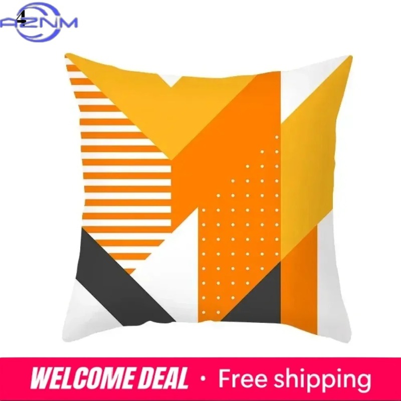 Boho oranje abstracte kussenho - Century Textile & Sewing Supply Hours recensie en prijs
