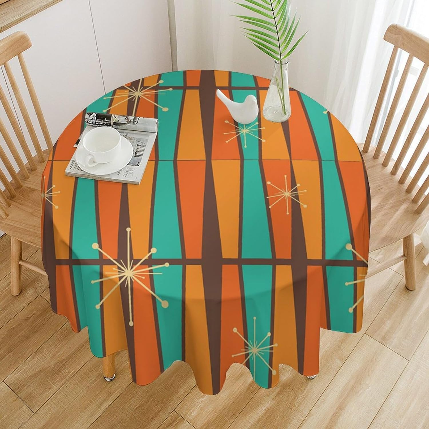 Mid Century Modern Oranje Geel - Century Textile & Sewing Supply Hours recensie en prijs