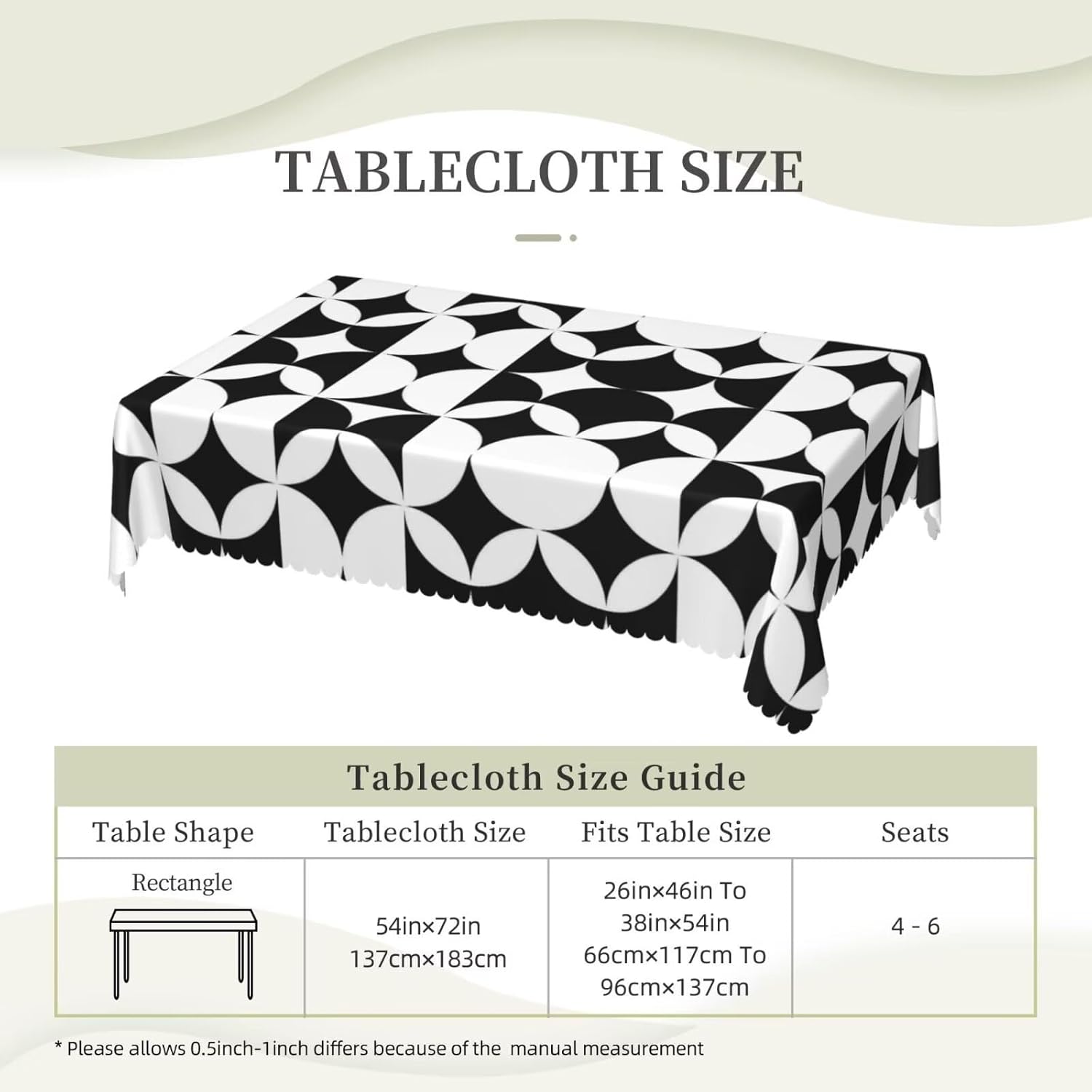 Minimalistisch modern tafelkle - Century Textile & Sewing Supply Hours recensie en prijs