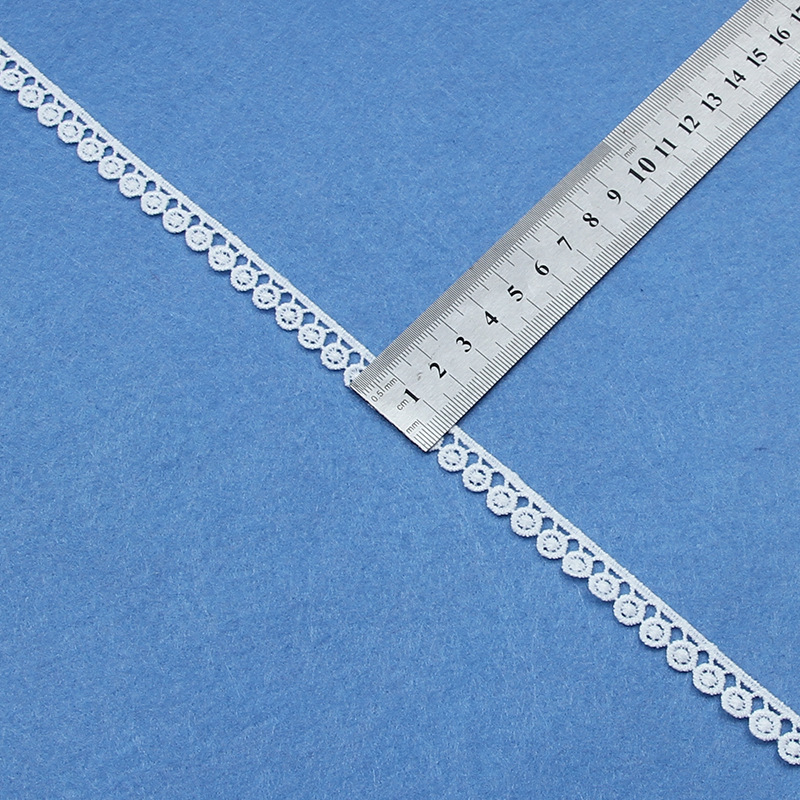 50Yds witte kanten lintstofafw - Sewing Eyelet Fabric recensie en prijs
