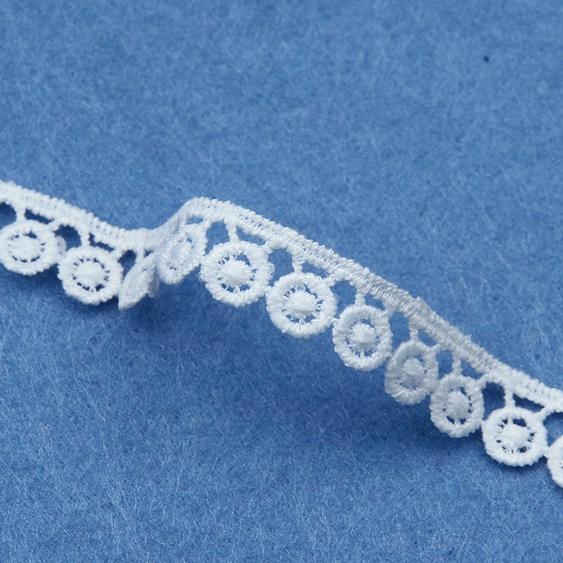 50Yds witte kanten lintstofafw - Sewing Eyelet Fabric recensie en prijs