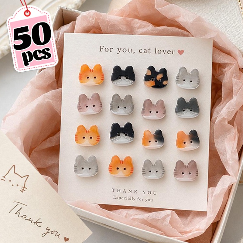 10/50 stuks hars knopen in kat - Sewing Jackets recensie en prijs