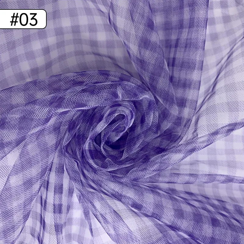 90x150cm geruite mesh stof tra - Sewing Batik Fabric recensie en prijs