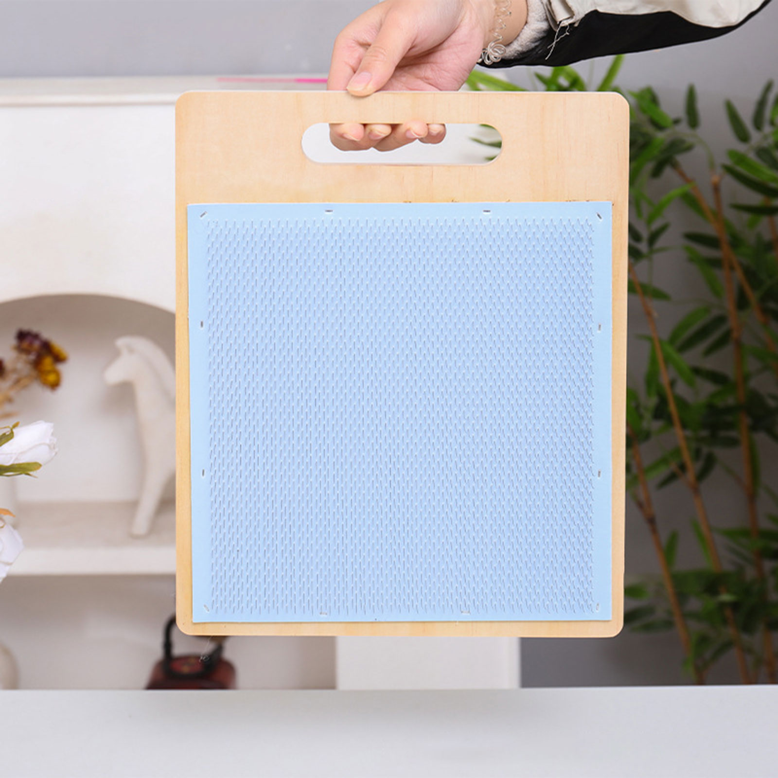 Wolmengbord Houten wolmengselk - Textile Sewing Support recensie en prijs