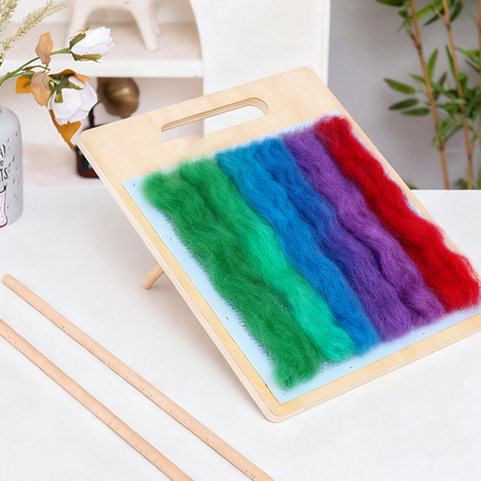 Wolmengbord Houten wolmengselk - Textile Sewing Support recensie en prijs