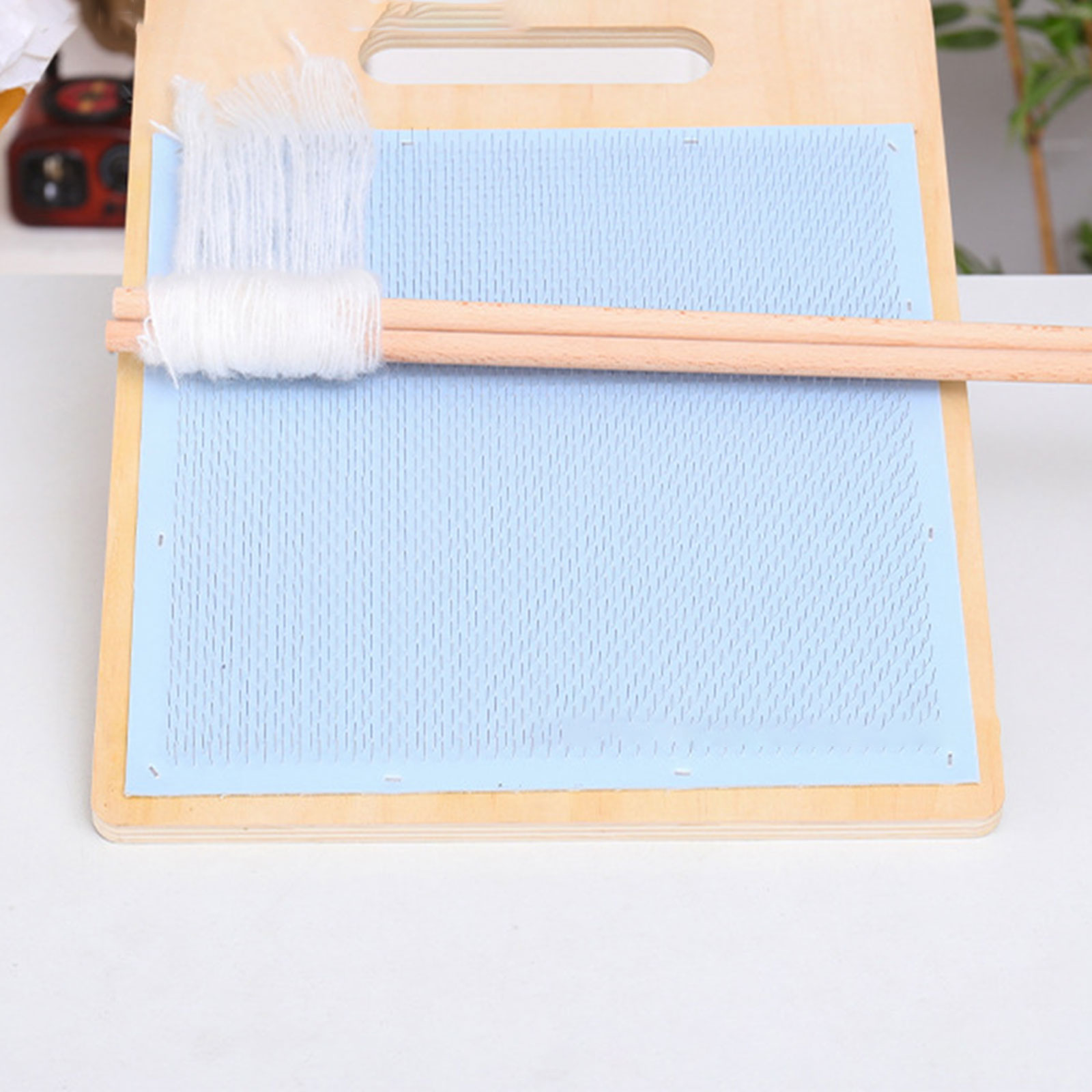 Wolmengbord Houten wolmengselk - Textile Sewing Support recensie en prijs