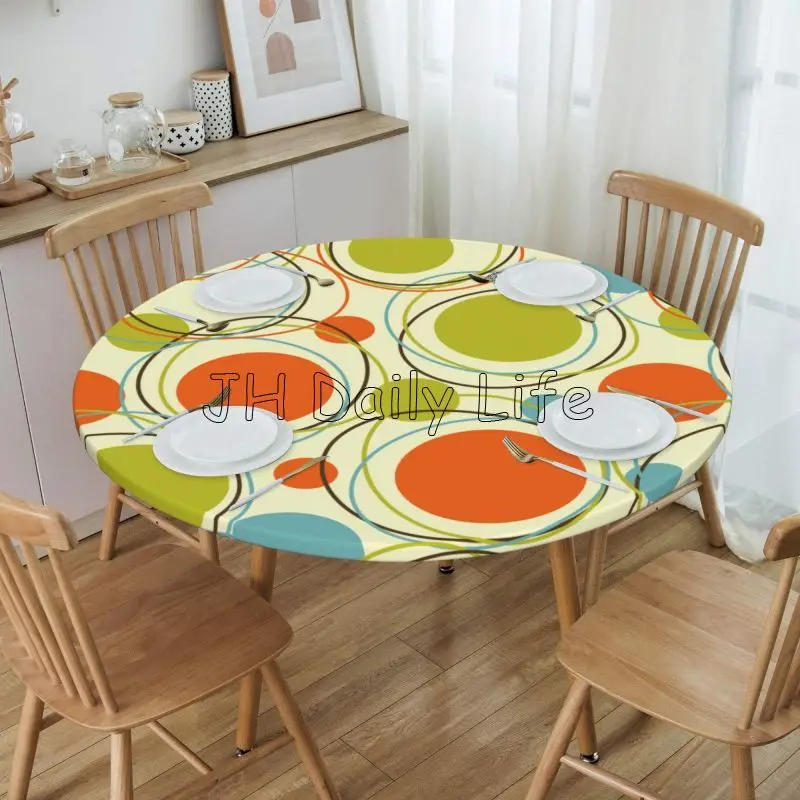 Jaren '50 Retro Geel Abstract  - Century Textile & Sewing Supply Hours recensie en prijs