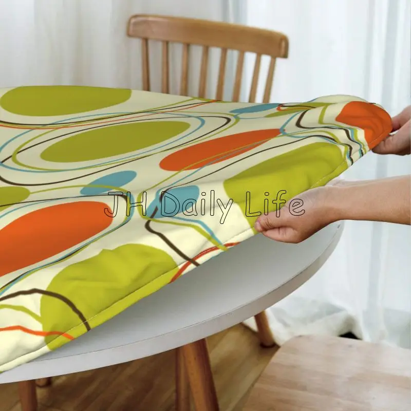 Jaren '50 Retro Geel Abstract  - Century Textile & Sewing Supply Hours recensie en prijs