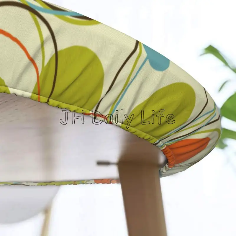 Jaren '50 Retro Geel Abstract  - Century Textile & Sewing Supply Hours recensie en prijs