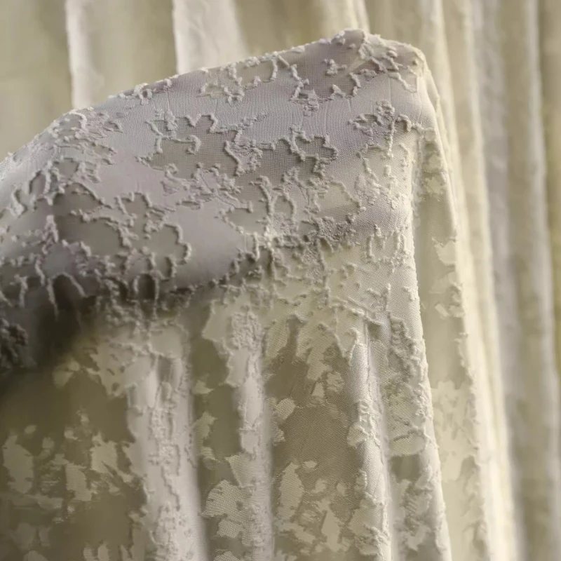 Abrikoos gebreide stof bloemen - Vintage Sewing Textile recensie en prijs