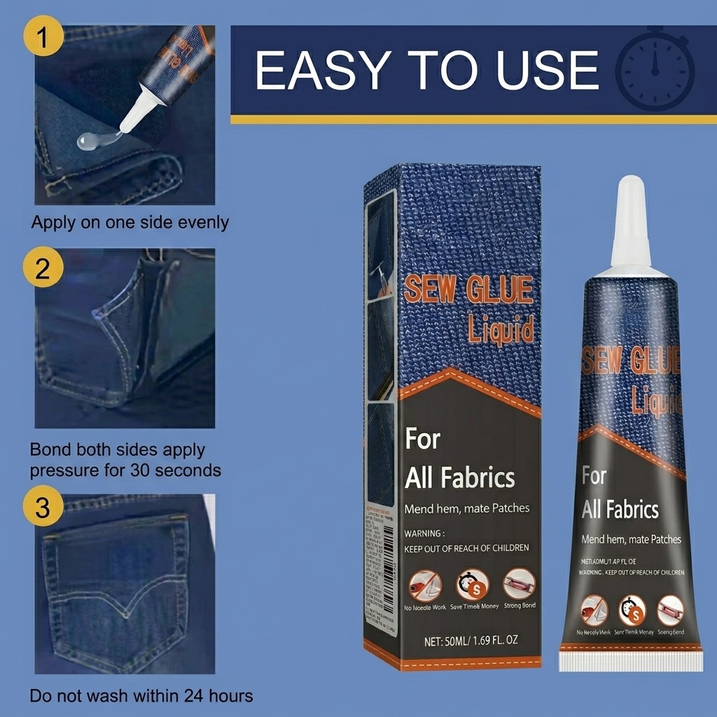 50ml Stofnaailijm Sneldrogende - Sewing Repair recensie en prijs