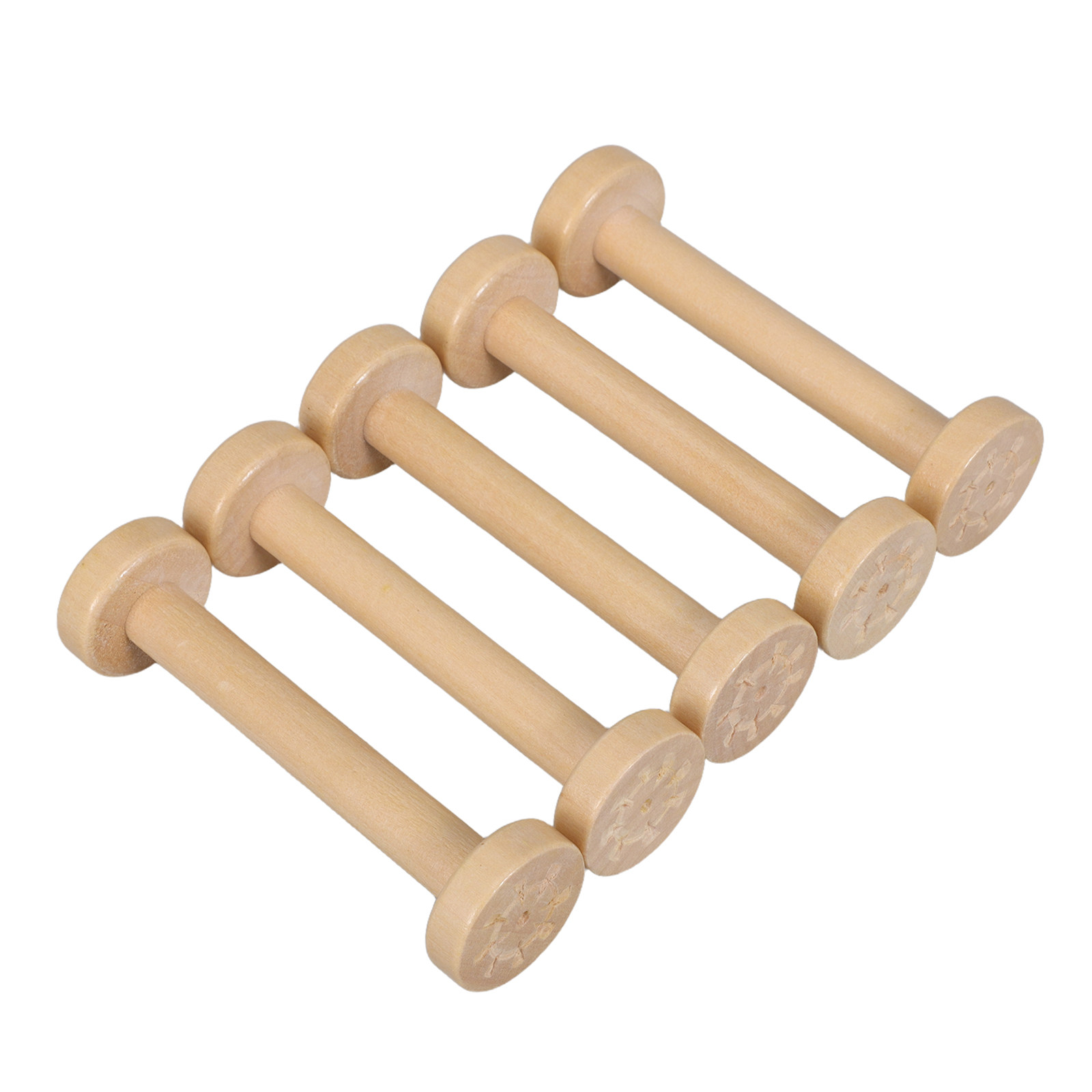 5 stuks houten spoelen natuurl - Textile For Sewing recensie en prijs