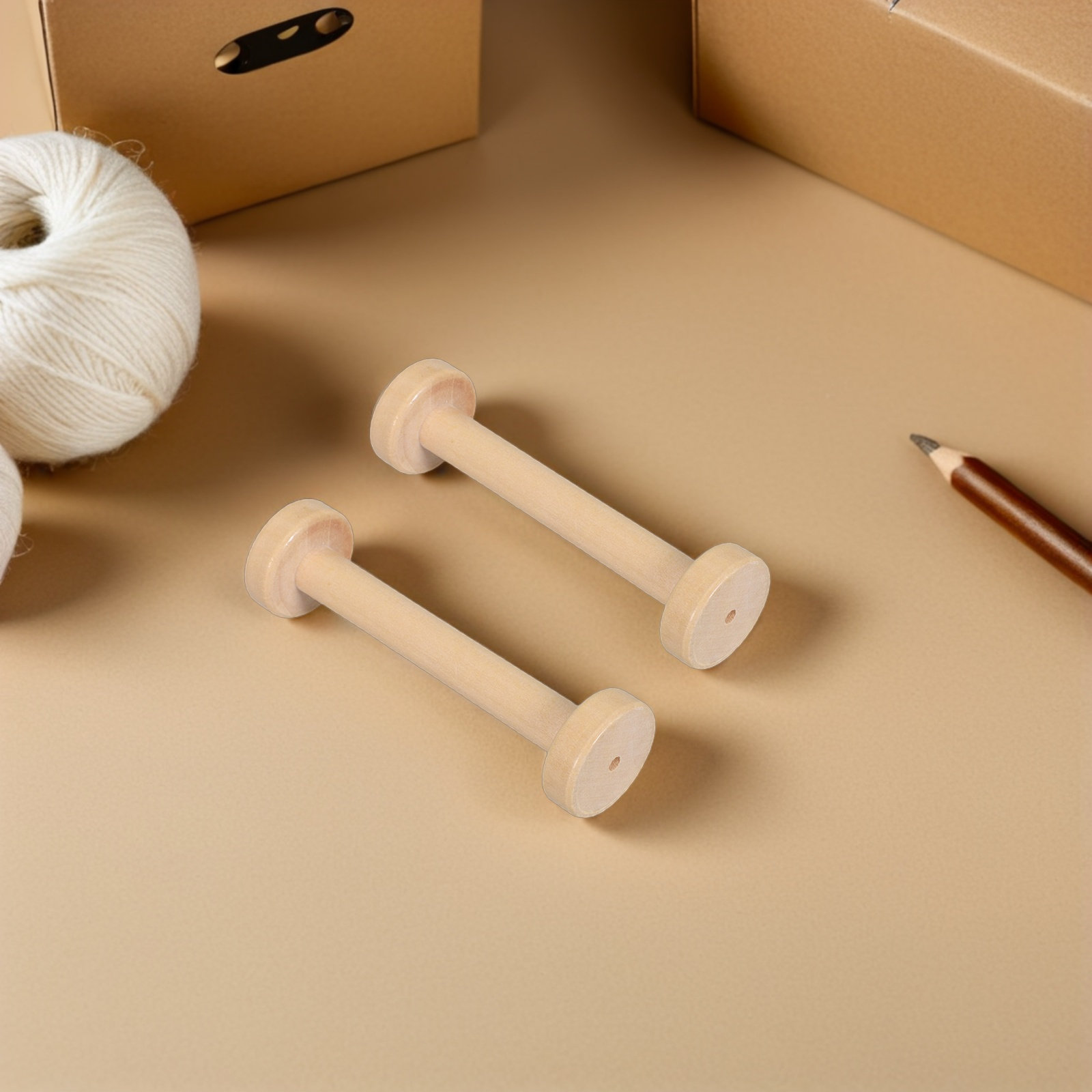 5 stuks houten spoelen natuurl - Textile For Sewing recensie en prijs