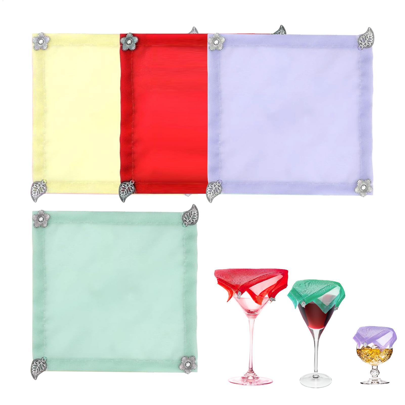 4 stks/set gewogen wijnhoezen, - Fabric Weight Set recensie en prijs