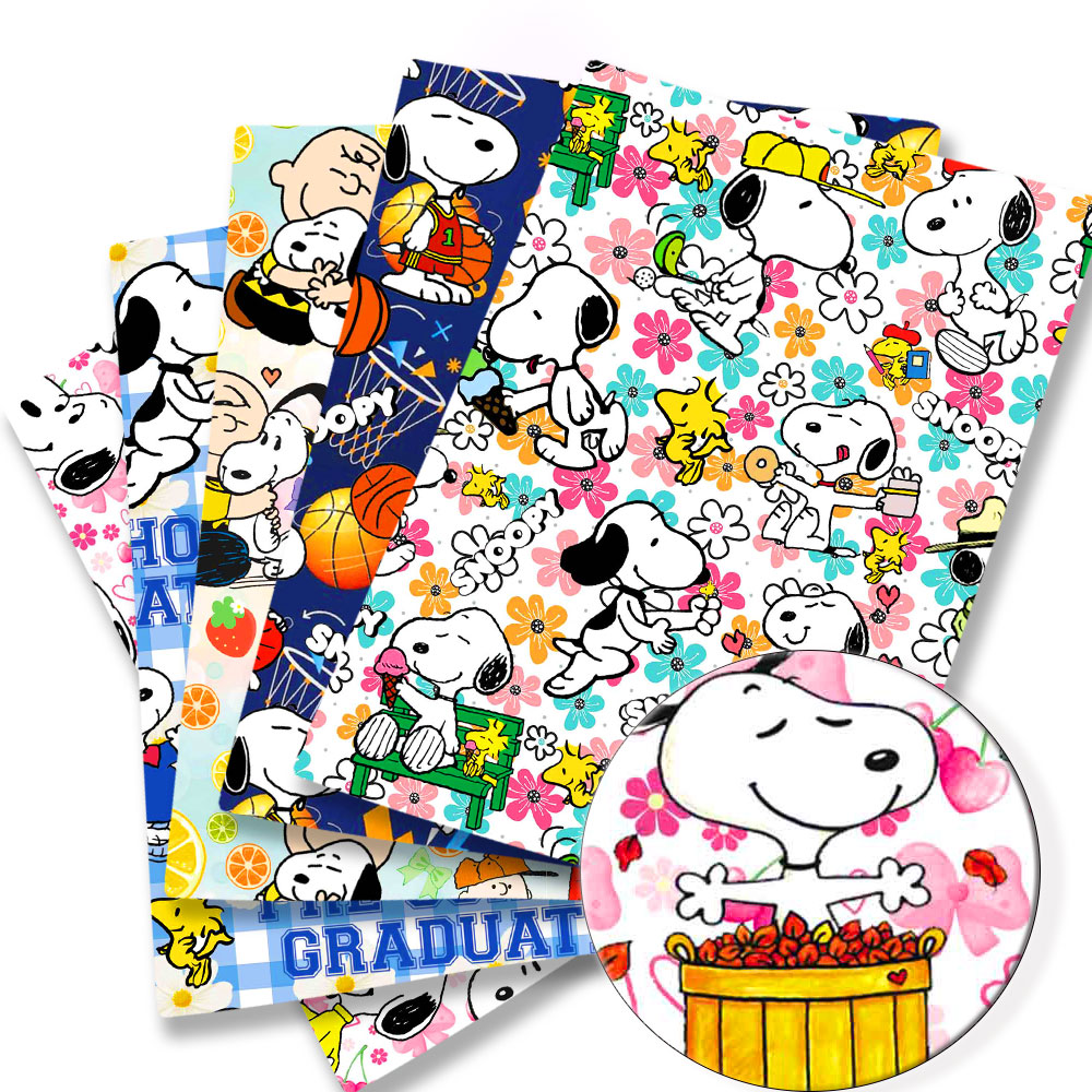 TAKARA TOMY Snoopy stof 140x50 - Textile For Sewing recensie en prijs
