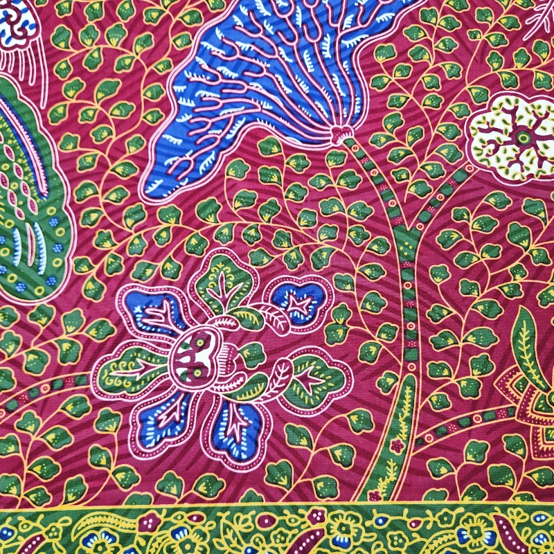 46 Inch * 6 Yards Groene Blade - Sewing Batik Fabric recensie en prijs