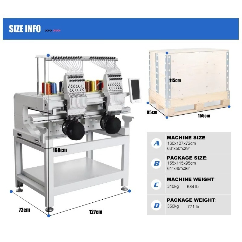 Industriële borduurmachine, bo - Sewing In Textile Industry recensie en prijs