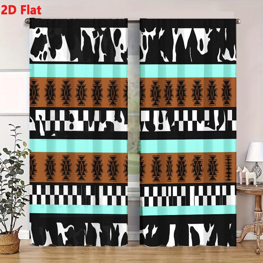 2 stuks gordijnen 2D plat geom - Century Textile & Sewing Supply Hours recensie en prijs