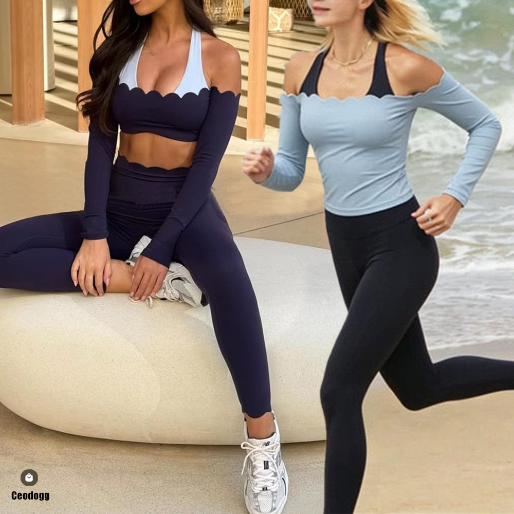 Off-shoulder dames yoga set me - Shoulder Pad Set In recensie en prijs