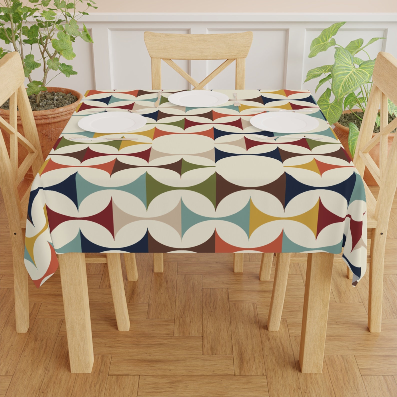 Mid Century Modern Retro Geome - Century Textile & Sewing Supply Hours recensie en prijs