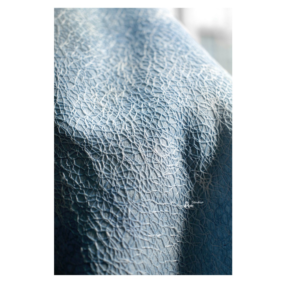 3D Pulse Patroon Tie-dye Blauw - Sewing Tie Dye recensie en prijs