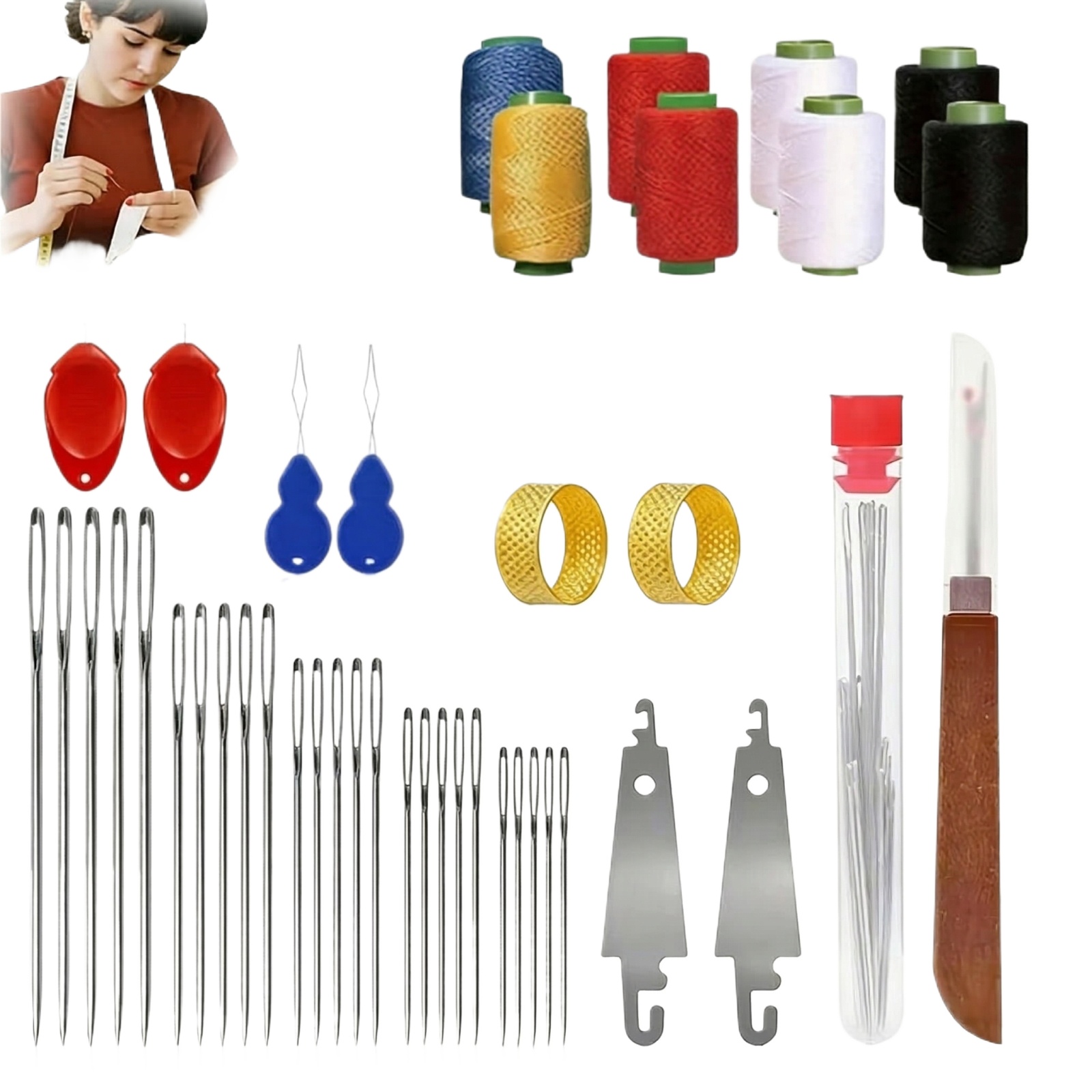 43-delige Big Eye naaldset, hu - Sewing Repair recensie en prijs