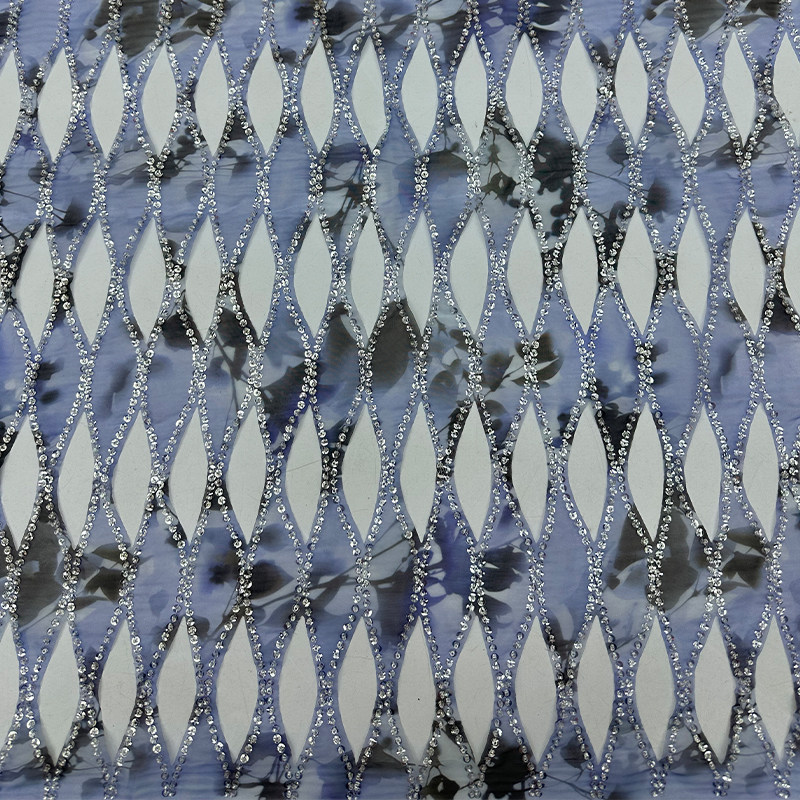 Mesh chiffon kralen pailletten - Sewing Tie Dye recensie en prijs