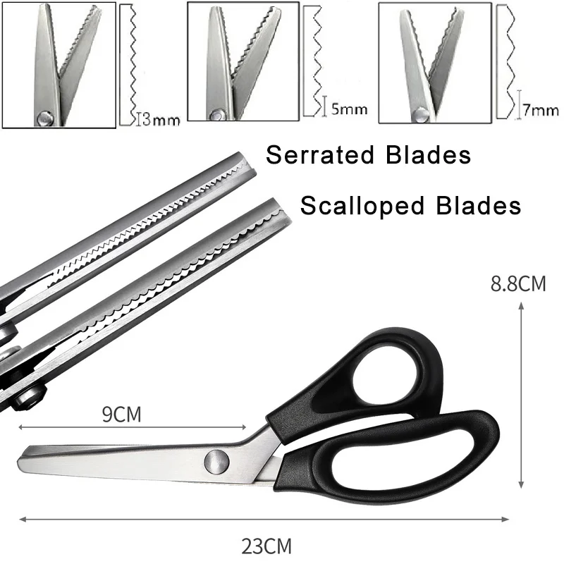 1Pc Pinking Shears Rvs Kleersc - Pinking Shear Blade recensie en prijs