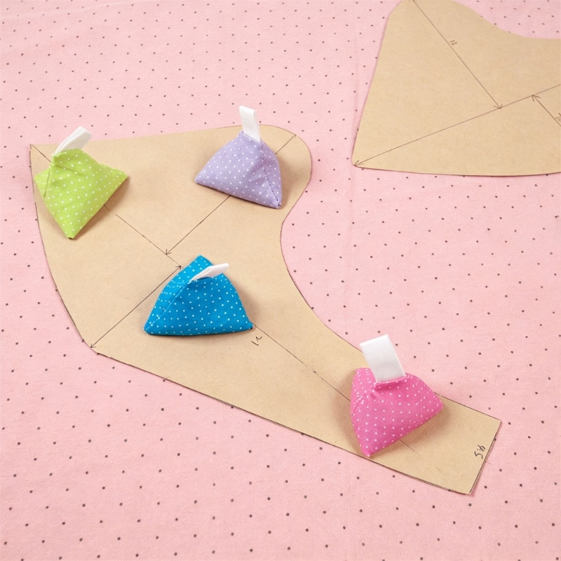 Set 4 driehoekige stofgewichte - Fabric Weight Set recensie en prijs