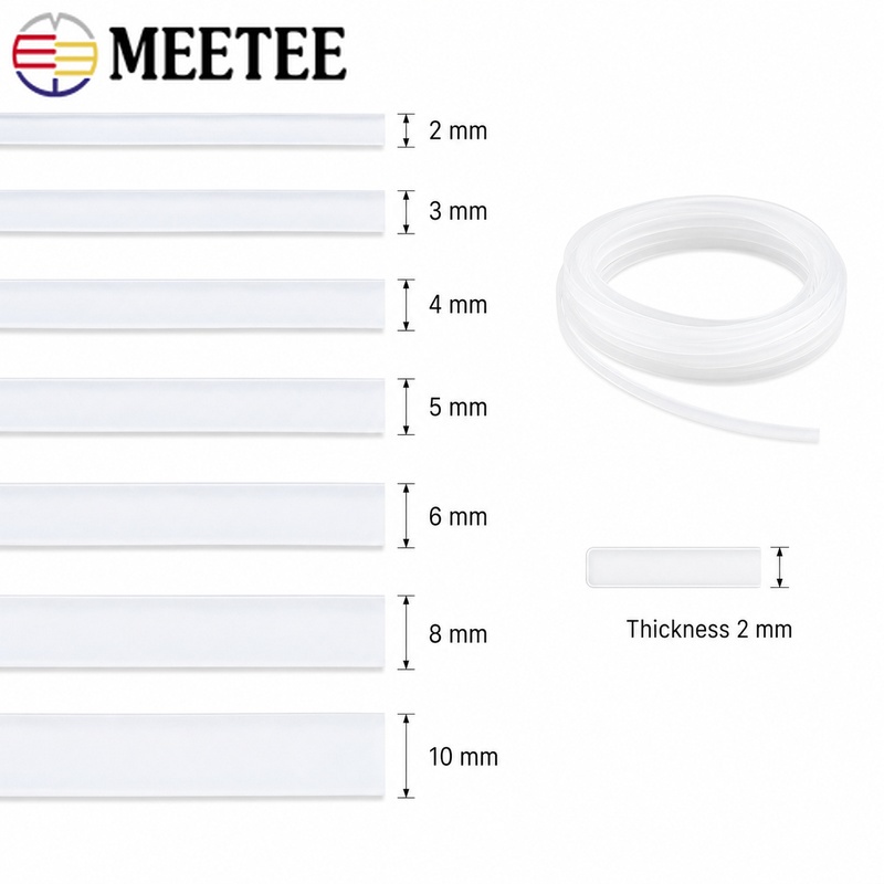Meetee 10 meter transparante p - Textile Sewing Support recensie en prijs